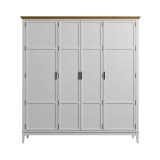 Шкаф для одежды Квадро-С 40 Белый лак + антик №24 картинка 2 Шкаф для одежды Квадро-С 40 Белый лак + антик №24 картинка 2