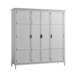 Шкаф для одежды Квадро-С 40 Белый лак картинка 1