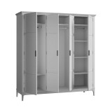 Шкаф для одежды Квадро-С 40 Белый лак картинка 4 Шкаф для одежды Квадро-С 40 Белый лак картинка 4