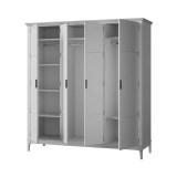 Шкаф для одежды Квадро-С 40 Белый лак картинка 5 Шкаф для одежды Квадро-С 40 Белый лак картинка 5