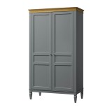 Шкаф для одежды Ольса-С 20 серый №7042 + антик №24 картинка 3