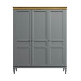 Шкаф для одежды Ольса-С 30 серый №7042 + антик №24 картинка 2