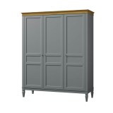 Шкаф для одежды Ольса-С 30 серый №7042 + антик №24 картинка 3