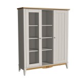 Шкаф для посуды 101 Пенни  белый воск/антик 24 картинка 1