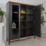 Шкаф для посуды 101 Пенни блэк/антик 24 картинка 2 Шкаф для посуды 101 Пенни блэк/антик 24 картинка 2