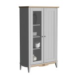 Шкаф для посуды 11 Пенни белый воск/антик 24 картинка 1