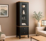 Шкаф для посуды 12 Пенни блэк/антик 24 картинка 4 Шкаф для посуды 12 Пенни блэк/антик 24 картинка 4