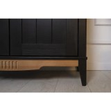 Шкаф для посуды 22 Пенни блэк/антик 24 картинка 4 Шкаф для посуды 22 Пенни блэк/антик 24 картинка 4