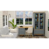 Шкаф для посуды 22 Пенни серый 7046/антик 24 картинка 16 Шкаф для посуды 22 Пенни серый 7046/антик 24 картинка 16