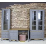 Шкаф для посуды 22 Пенни серый 7046/антик 24 картинка 17 Шкаф для посуды 22 Пенни серый 7046/антик 24 картинка 17