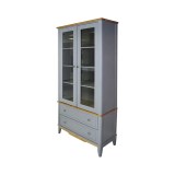 Шкаф для посуды 22 Пенни серый 7046/антик 24 картинка 5 Шкаф для посуды 22 Пенни серый 7046/антик 24 картинка 5