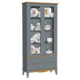 Шкаф для посуды 22 Пенни серый 7046/антик 24 картинка 7 Шкаф для посуды 22 Пенни серый 7046/антик 24 картинка 7