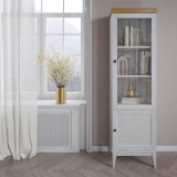 Шкаф для посуды Бон Вояж 11 Белый лак / Антик №24 картинка 5 Шкаф для посуды Бон Вояж 11 Белый лак / Антик №24 картинка 5