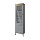 Шкаф для посуды Бон Вояж 11 Серый № 7042 / Антик № 24 картинка 3 Шкаф для посуды Бон Вояж 11 Серый № 7042 / Антик № 24 картинка 3