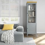 Шкаф для посуды Бон Вояж 11 Серый № 7042 / Антик № 24 картинка 5 Шкаф для посуды Бон Вояж 11 Серый № 7042 / Антик № 24 картинка 5