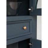 Шкаф для посуды Форест широкий серый 7012/бейц-масло картинка 11 Шкаф для посуды Форест широкий серый 7012/бейц-масло картинка 11