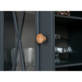 Шкаф для посуды Форест широкий серый 7012/бейц-масло картинка 4 Шкаф для посуды Форест широкий серый 7012/бейц-масло картинка 4