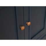 Шкаф для посуды Форест широкий серый 7012/бейц-масло картинка 8 Шкаф для посуды Форест широкий серый 7012/бейц-масло картинка 8