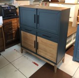 Шкаф для посуды Гранада 42 серый 7016/антик 24 картинка 3 Шкаф для посуды Гранада 42 серый 7016/антик 24 картинка 3