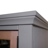 Шкаф для посуды Квадро-С 20/04 С серый №7042 + антик №24 купить картинка 5 Шкаф для посуды Квадро-С 20/04 С серый №7042 + антик №24 купить картинка 5