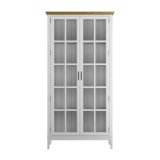 Шкаф для посуды Квадро-С 200-195 Белый лак + антик №24 картинка 2 Шкаф для посуды Квадро-С 200-195 Белый лак + антик №24 картинка 2