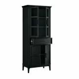 Шкаф для посуды Квадро-С 221-185 Блэк картинка 4 Шкаф для посуды Квадро-С 221-185 Блэк картинка 4