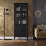 Шкаф для посуды Квадро-С 22GT-185  Блэк  картинка 7 от производителя Минский мебельный центр