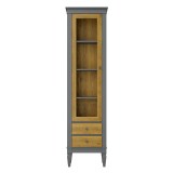 Шкаф для посуды Ольса-С 102 Л серый №7042 + антик №24 - картинка 2 Шкаф для посуды Ольса-С 102 Л серый №7042 + антик №24 - картинка 2