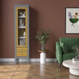 Шкаф для посуды Ольса-С 102 Л серый №7042 + антик №24 - картинка 5 Шкаф для посуды Ольса-С 102 Л серый №7042 + антик №24 - картинка 5