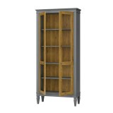 Шкаф для посуды Ольса-С 200 серый №7042 + антик №24 - картинка 4 Шкаф для посуды Ольса-С 200 серый №7042 + антик №24 - картинка 4