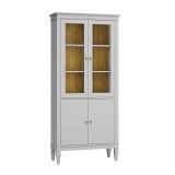 Шкаф для посуды Ольса-С 220 белый лак   - картинка 1