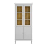 Шкаф для посуды Ольса-С 220 белый лак - картинка 2 Шкаф для посуды Ольса-С 220 белый лак - картинка 2