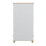 Шкаф для посуды Рандеву-21 МАССИВ СОСНЫ Белый лак + антик №24 рис5 Шкаф для посуды Рандеву-21 МАССИВ СОСНЫ Белый лак + антик №24 рис5