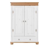 Шкаф Хельсинки-21 Белый воск +антик  - картинка 2