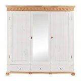 Шкаф Хельсинки 3 SP Белый воск +антик  - картинка 2