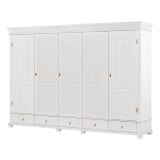 Шкаф Хельсинки-5-GT-M (N) Белый воск картинка 3