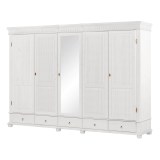 Шкаф Хельсинки-5-SP-GT-M (N) Белый воск картинка 3