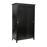 Шкаф КАНТРИ (ХЕМНЭС) черный  - картинка 1