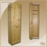 Шкаф Константин платяной - двери гармошка- массив