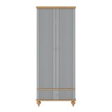 Шкаф Рандеву 21 (серый 7042/антик-24) картинка 2 Шкаф Рандеву 21 (серый 7042/антик-24) картинка 2