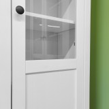 Шкаф-витрина ХЕМНЭС (Россия) дверь ст/пн 49*198*37 белый 6 Шкаф-витрина ХЕМНЭС (Россия) дверь ст/пн 49*198*37 белый 6