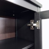 Шкаф-витрина КАНТРИ (ХЕМНЭС) черный - картинка 4 Шкаф-витрина КАНТРИ (ХЕМНЭС) черный - картинка 4