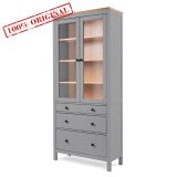 Шкаф - витрина КЫМОР ХЕМНЭС 3 ящика оригинал серый / светло коричневый   картинка 1