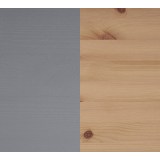 Шкаф - витрина КЫМОР ХЕМНЭС 3 ящика оригинал серый / светло коричневый   картинка 6