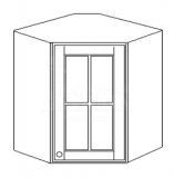 полка угловая 60*60 стекло