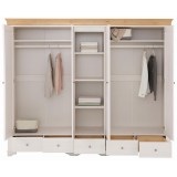 Шкаф Бейли 5-ти дверный с 4 глухими дверями и полками Шкаф Бейли 5-ти дверный с 4 глухими дверями и полками