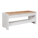 Скамья Бостон(Стокгольм)-115 белый воск+антик - картинка 4 Скамья Бостон(Стокгольм)-115 белый воск+антик - картинка 4