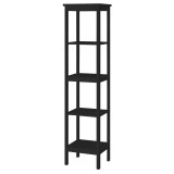 Стеллаж 420 КАНТРИ (ХЕМНЭС) черный  лак   - картинка 1