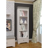 Стеллаж Бейли белый воск/антрацит1 Стеллаж Бейли белый воск/антрацит1