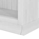 Стеллаж Бостон-1000 Белый воск+серый - картинка 5 Стеллаж Бостон-1000 Белый воск+серый - картинка 5